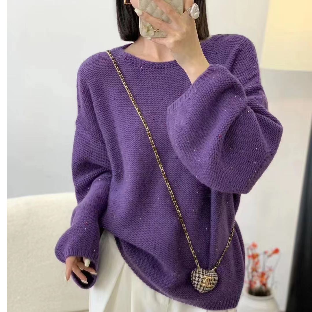 时尚女装毛衣百搭宽松