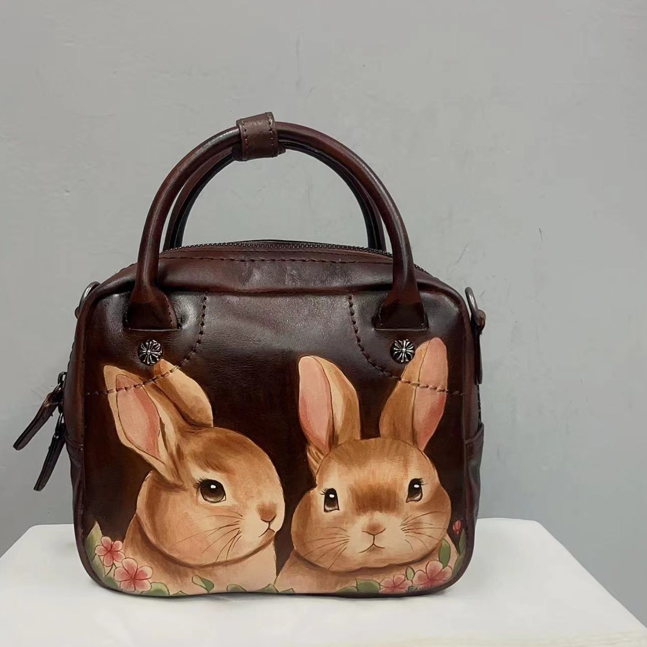 0218-1-法缇斯直播间专享手绘定制款-F8205-手提包