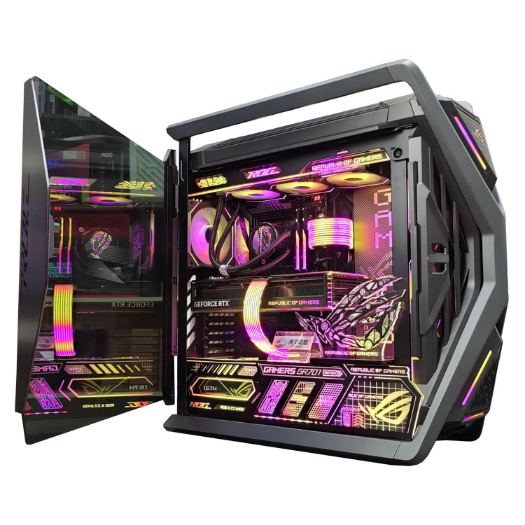【R O G创世神】7800X/9800X/9950X3D/RTX5070T/5080diy主机全家桶