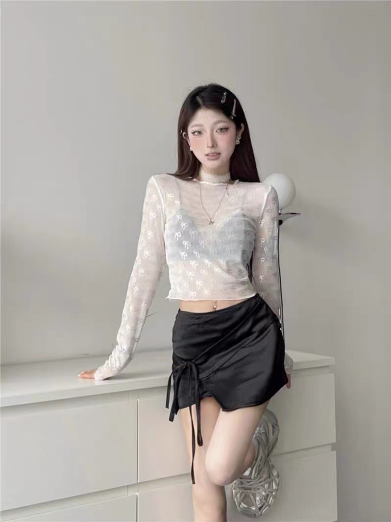 【五月】夏季韩版女生气质显瘦宽松休闲时尚上衣高腰甜美百搭洋气