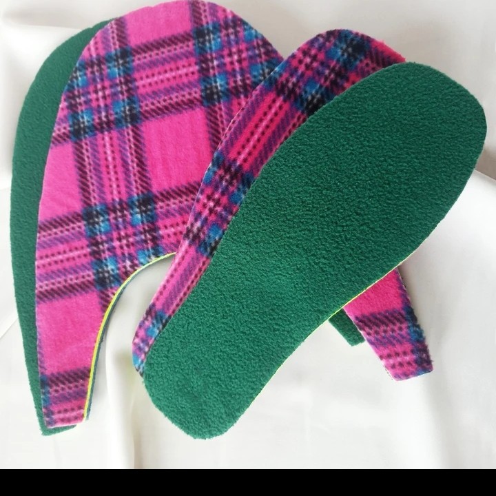 五层加厚绒布鞋帮一套  满3包邮送针线底针  满8送1三双起发货