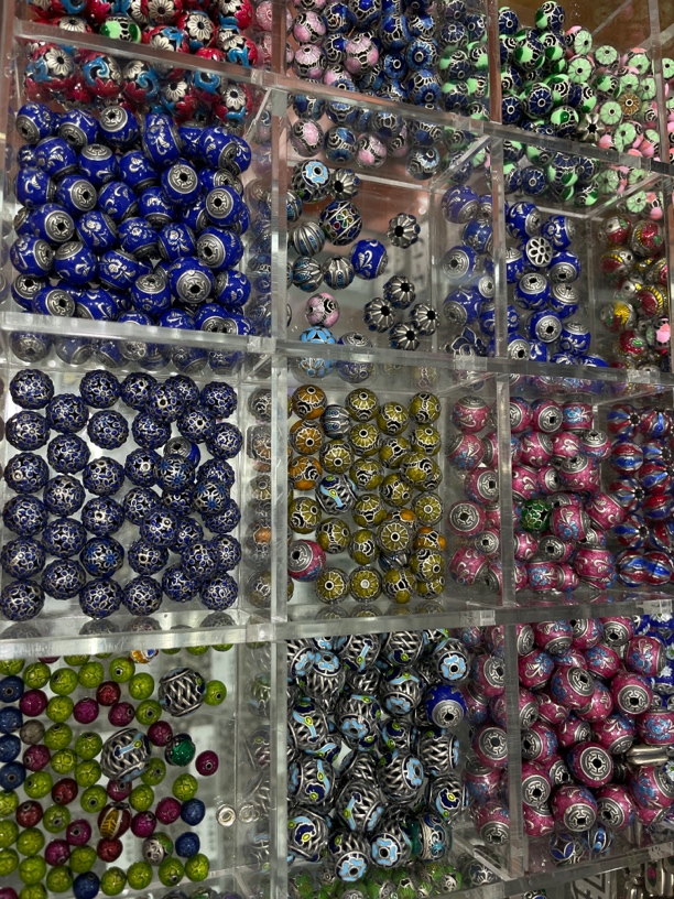 925银珐琅银制品 烧蓝配件 （按克称重）