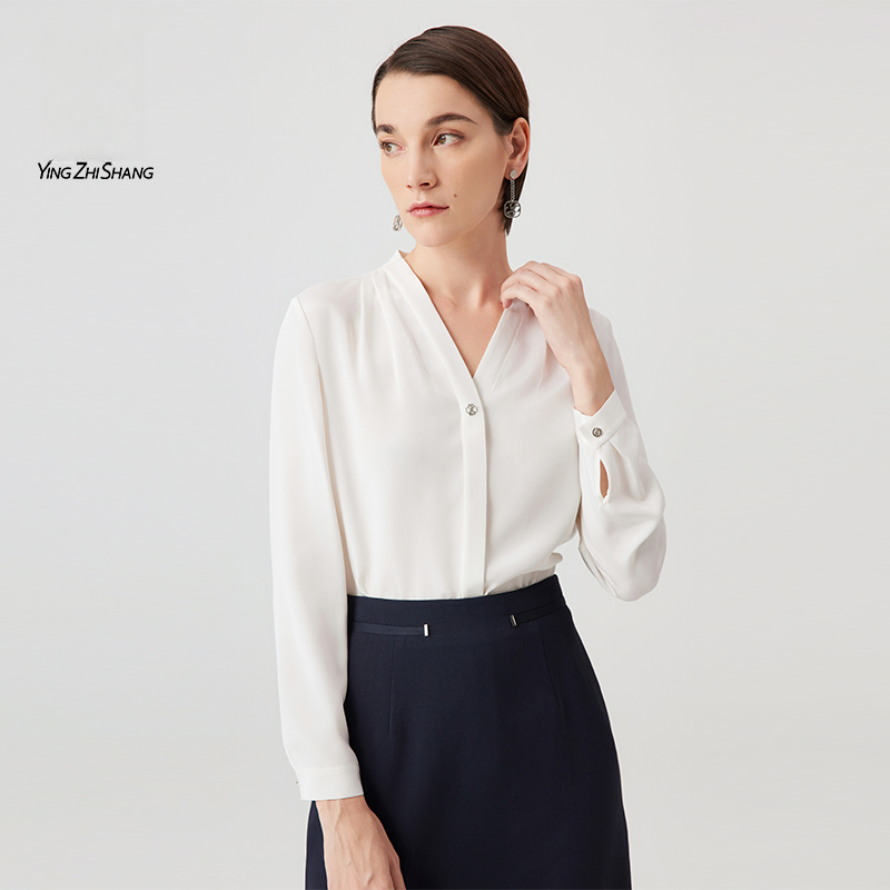 赢智尚新款真丝衬衫女百搭气质高级感ZE00905/ZE00906/ZE00907