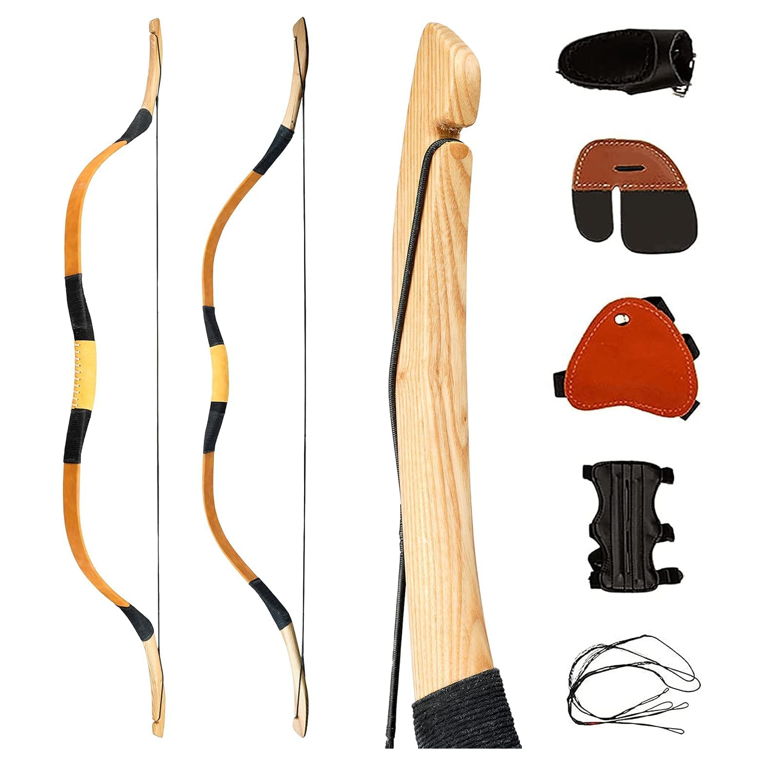 PMZ射艺君弛弓箭新手入门玻片弓套装耐造传统弓