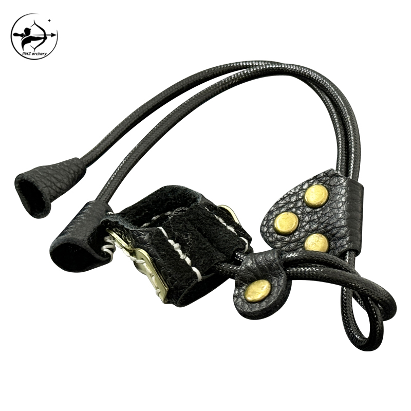 弓箭扳指射箭拇指指套护手金属黄铜皮质配件护具蒙古弓传统弓护指