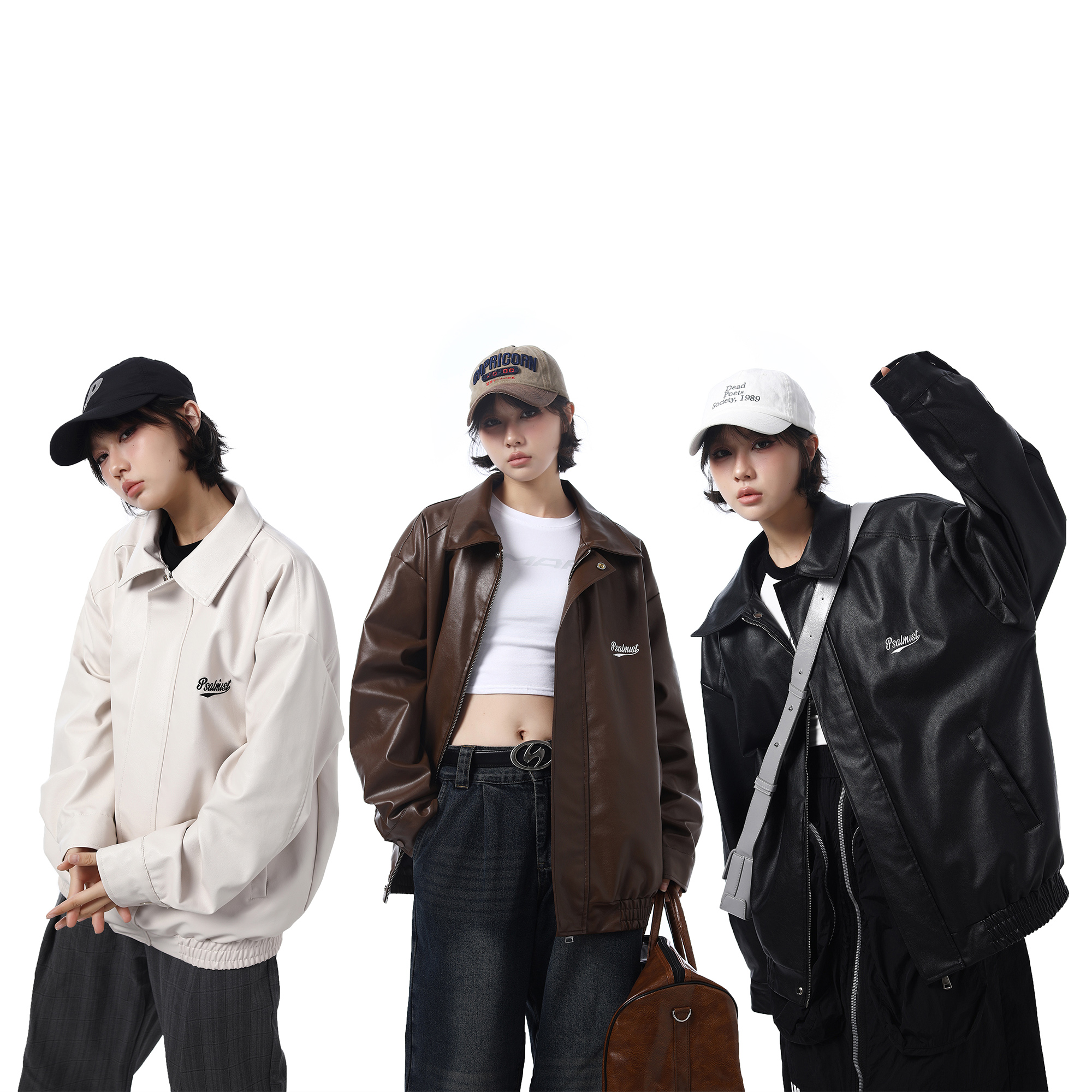 春秋美式复古机车风皮衣男百搭情侣潮流皮外套夹克ins街头时尚