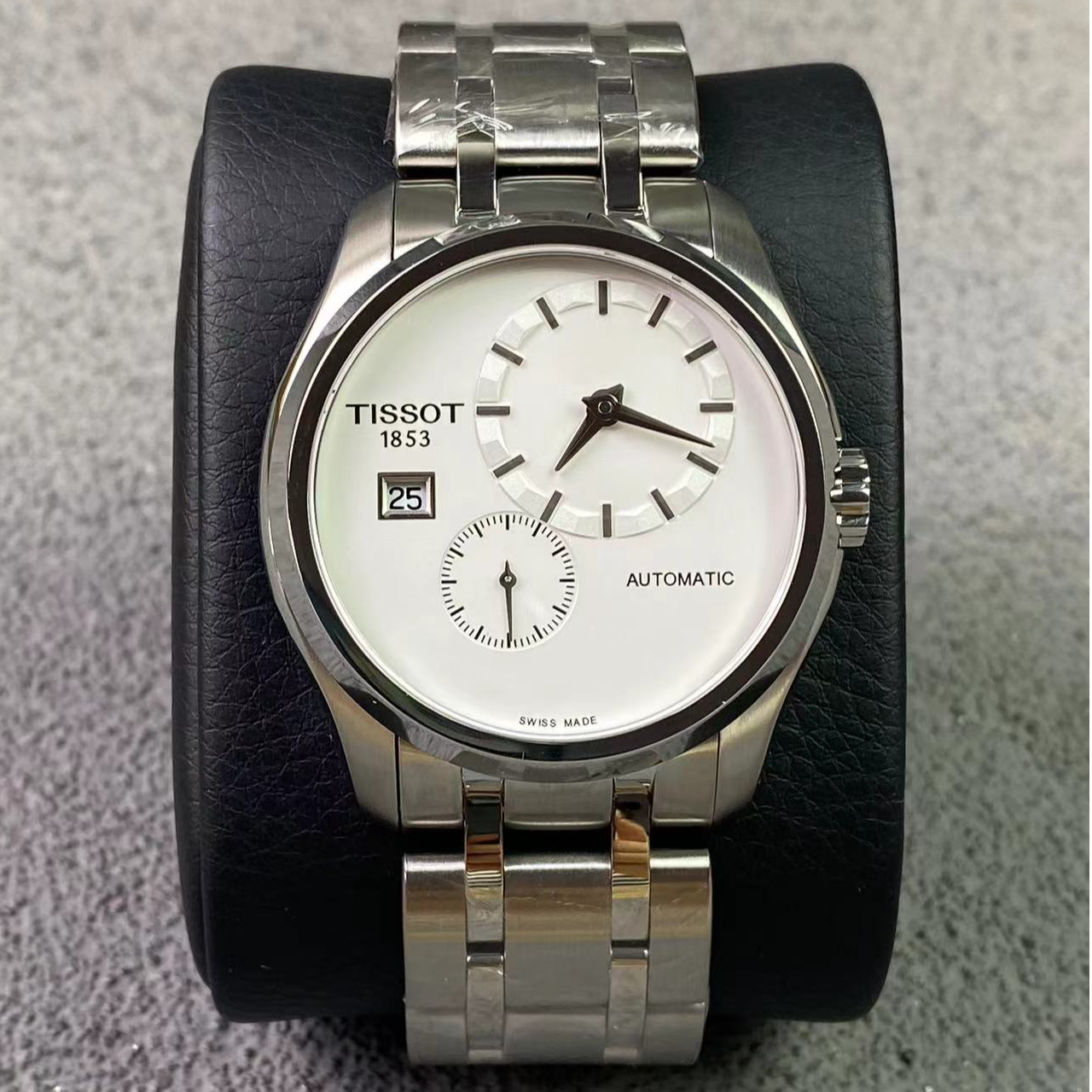 未使用 Tissot/天梭 库图男士机械表/参考6800/表径39mm/