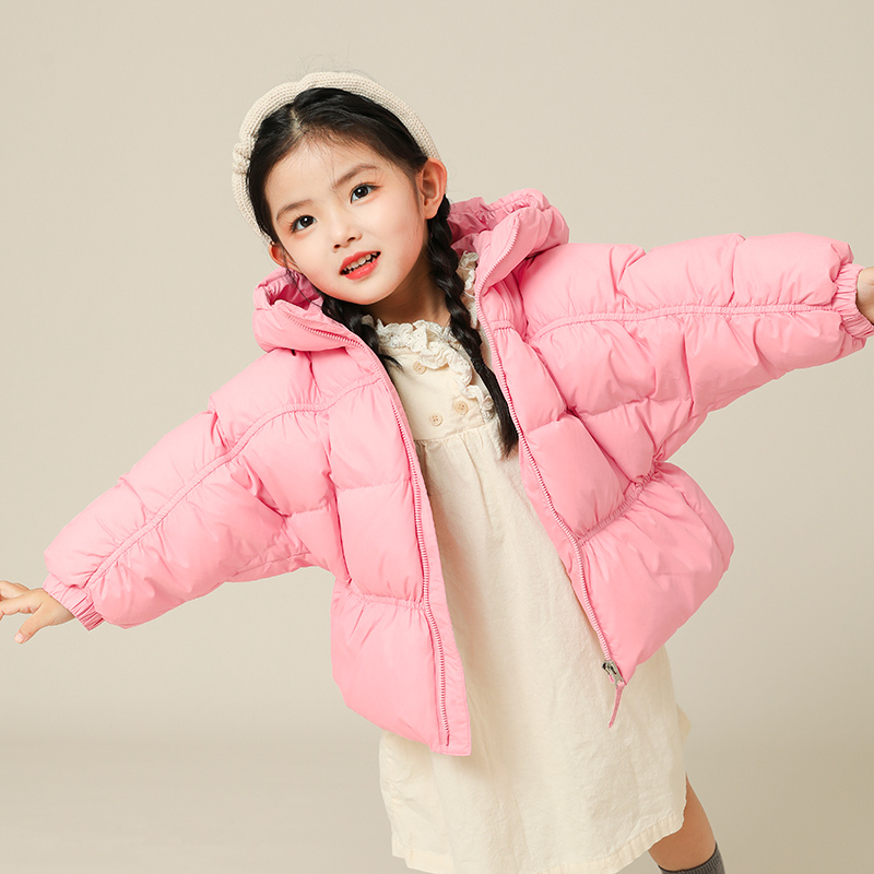 22137加厚中长款羽绒服23新款冬季女孩子小孩洋气保暖加厚外套