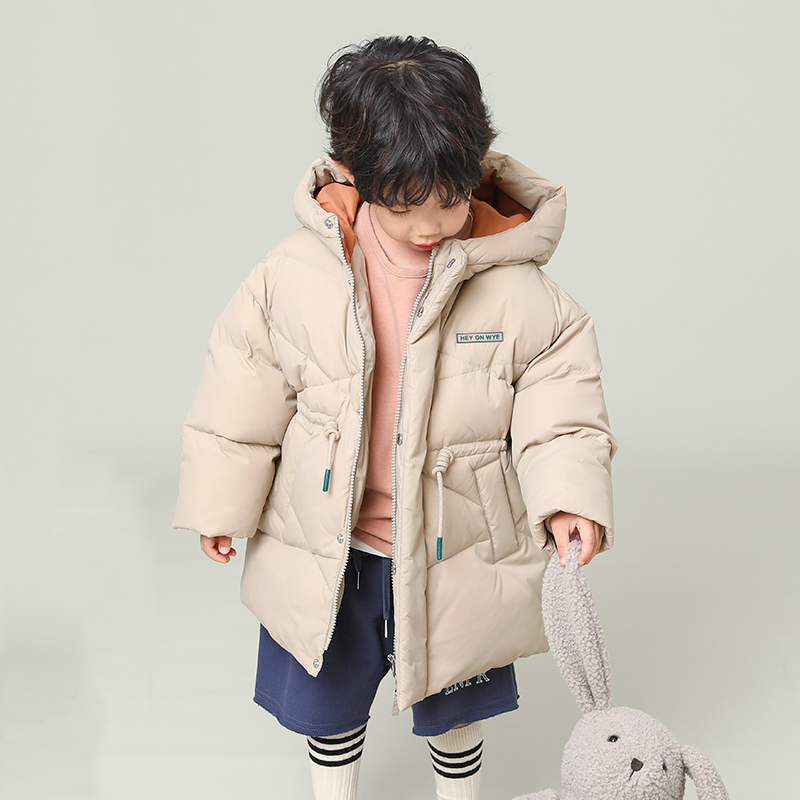 22920儿童羽绒服加厚中长款男童90绒宝宝中小童冬季外套