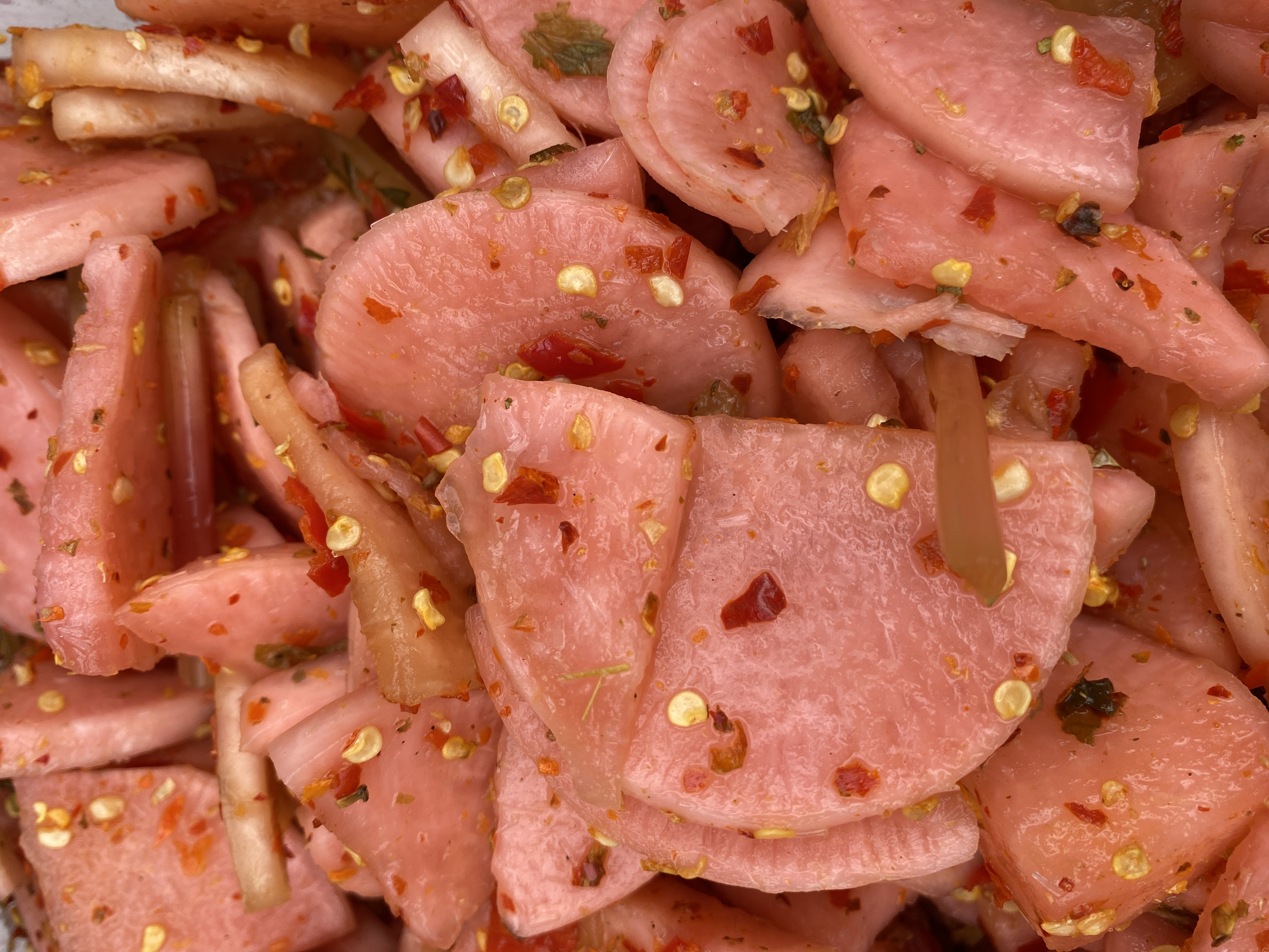 云南凉拌腌酸萝卜500g  发货红白不分