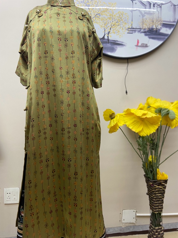 香云纱重锻手工袍子