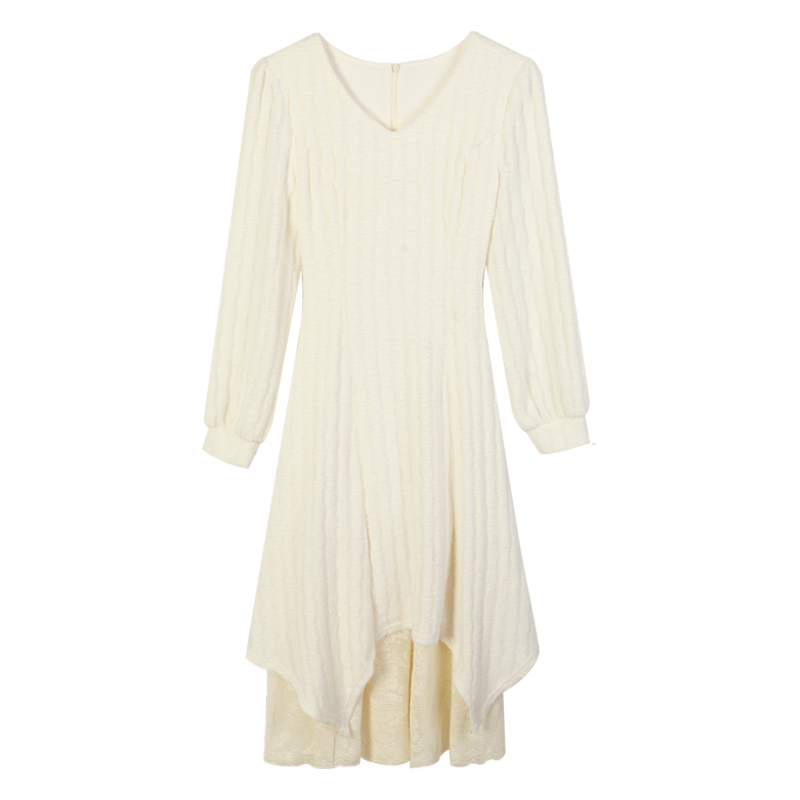 「天生女主」连衣裙D4LYQ8573A秋冬时尚气质轻奢百搭显瘦设计感裙子