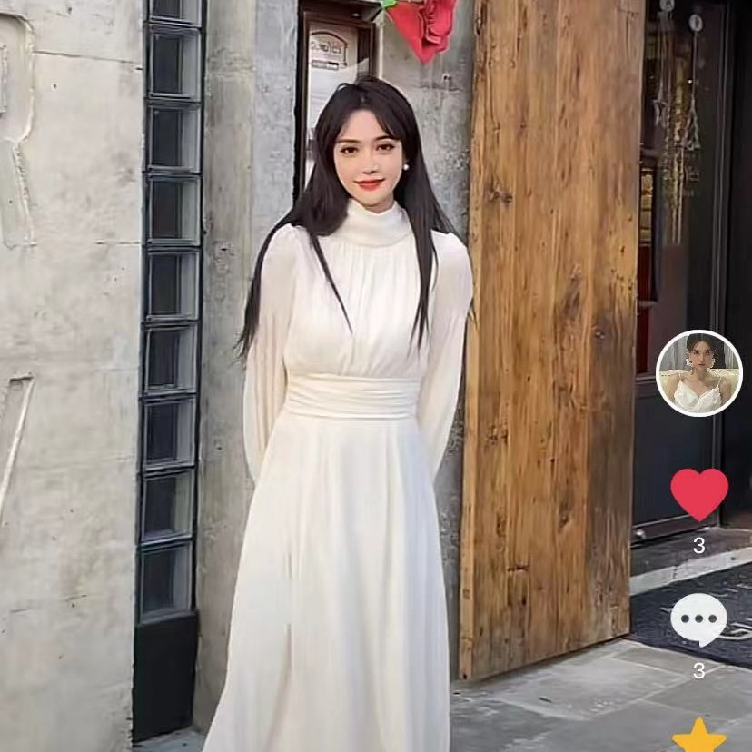 【千寻严选】春季连衣裙气质修身显瘦仙女裙C3LYQ994