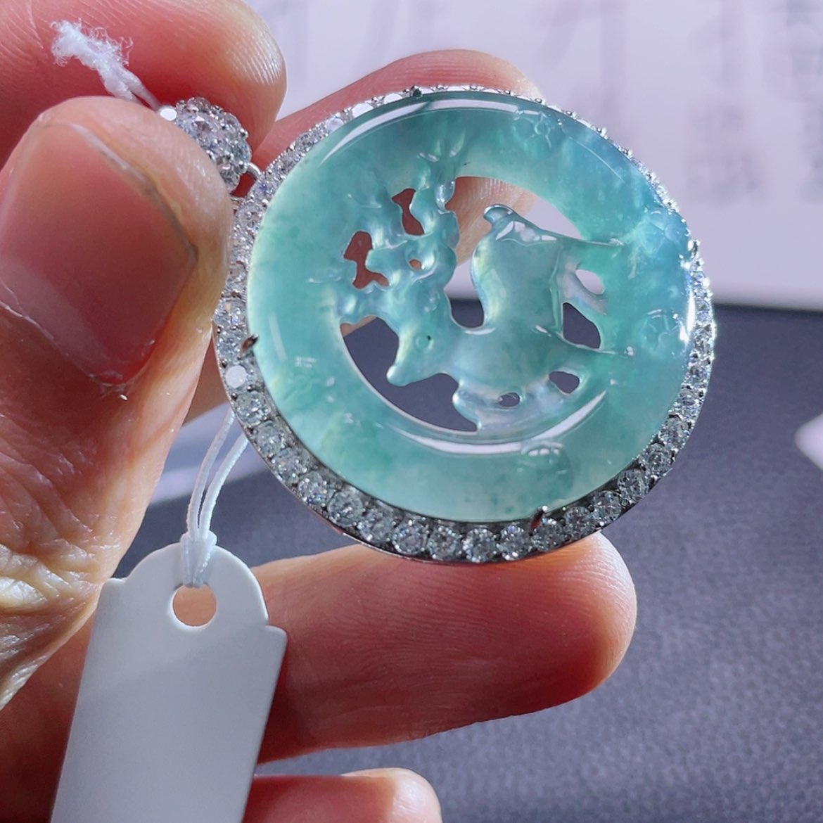 【闪购商品】翡翠颈饰银S925镶嵌