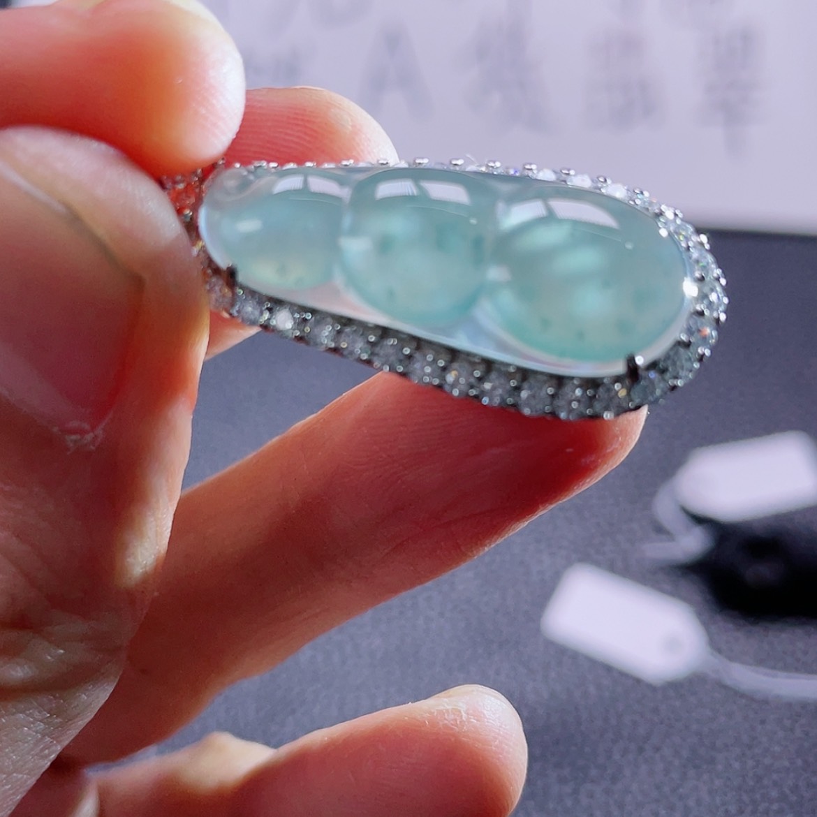 【闪购商品】翡翠颈饰银S925镶嵌