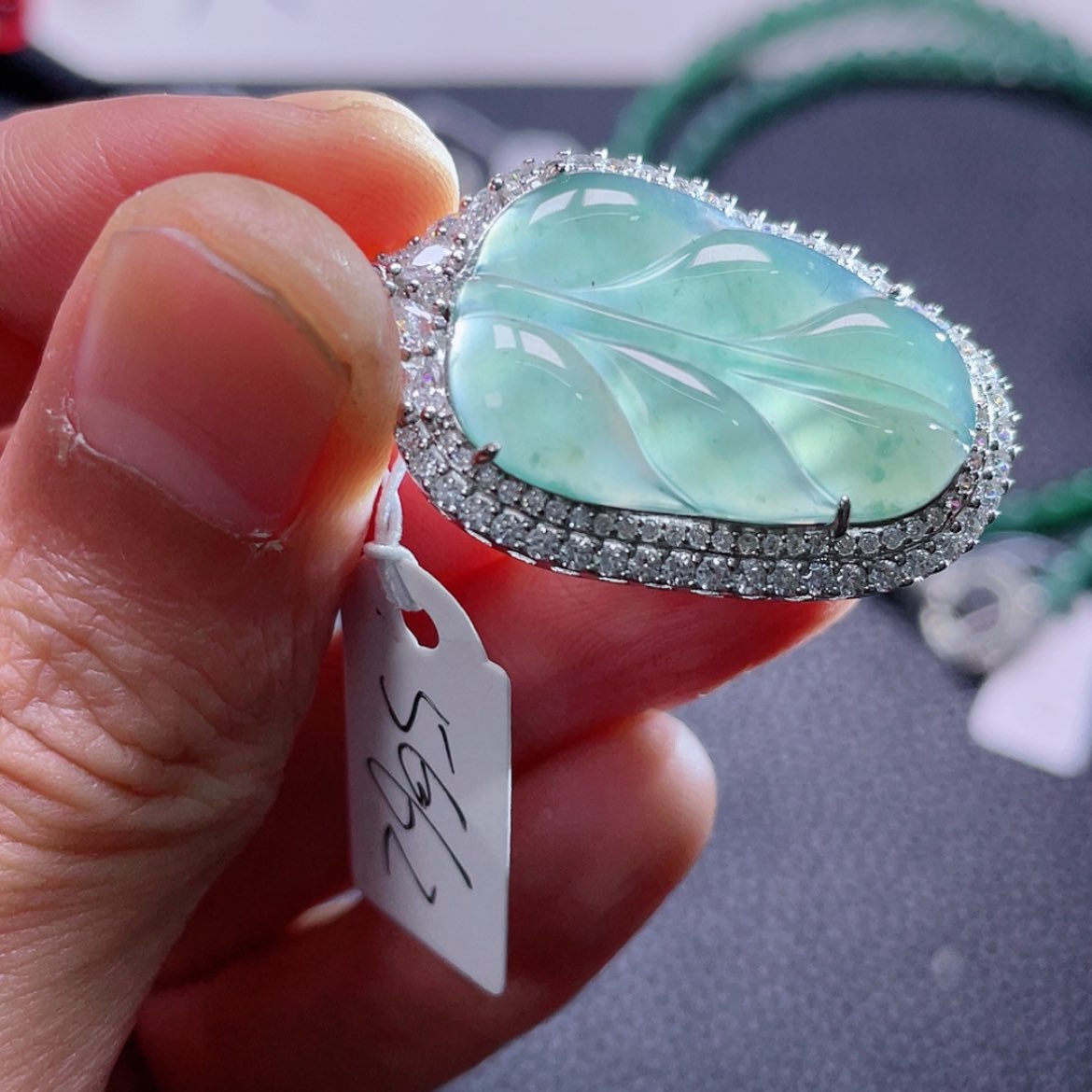 【闪购商品】翡翠颈饰银S925镶嵌