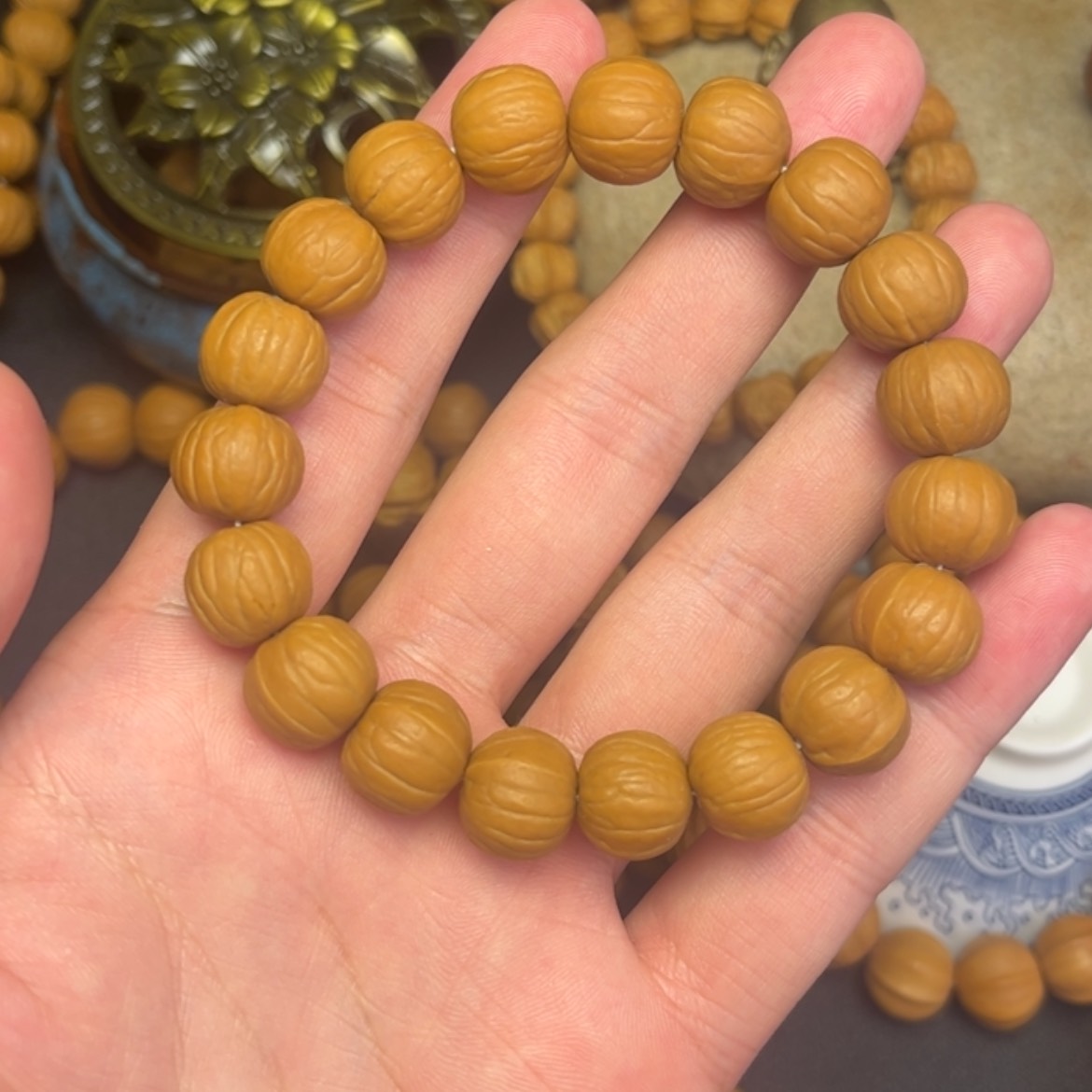 【闪购商品】猴头核桃吊坠好***晚