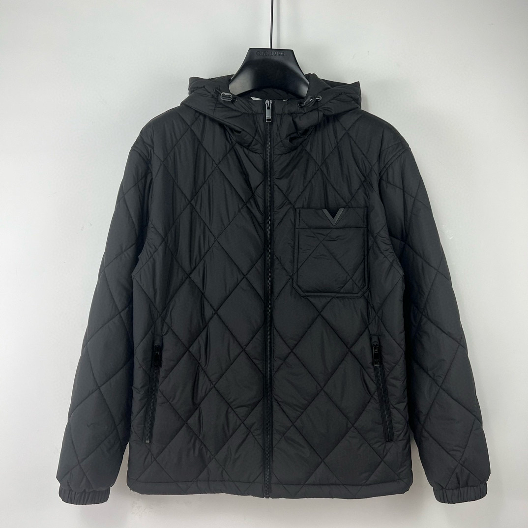 VALENTINO ORLANDI/华伦天奴奥兰迪  黑色连帽棉服 2441001
