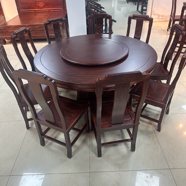 志恒居推荐—福字素面圆台圆桌餐桌