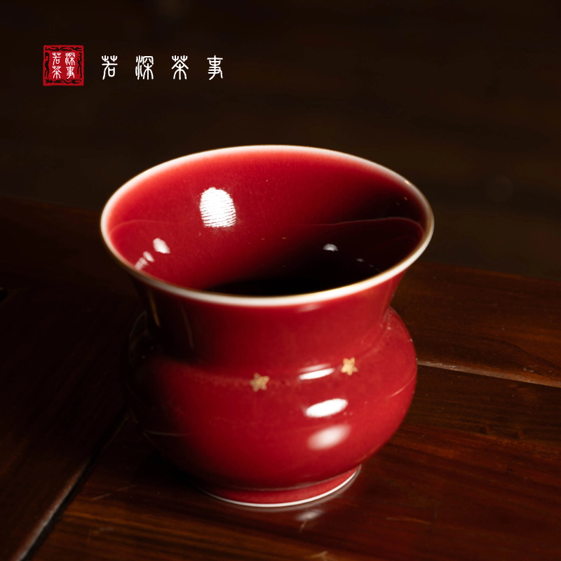 郎红水洗景德镇陶瓷颜色釉纯手工