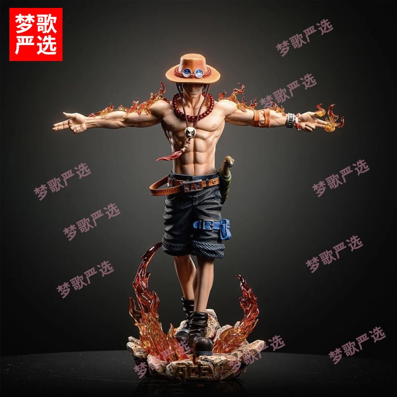 【梦歌严选】展臂艾斯28cm背影”艾斯共鸣海贼王动漫GK手办雕像模型