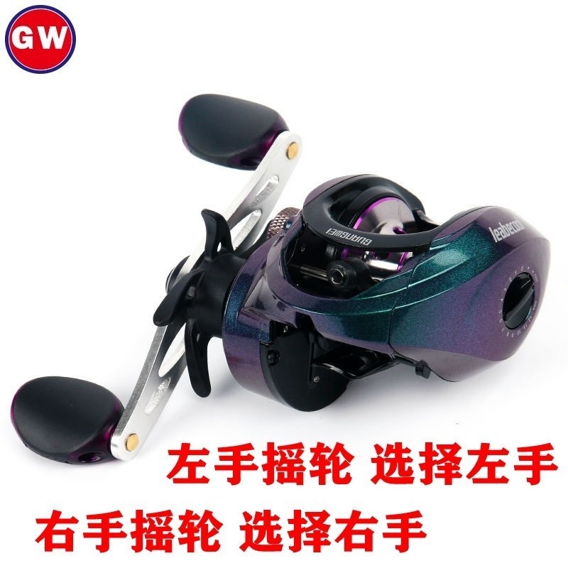 小黄轮水滴轮微物路亚远投防炸线功能筏钓轮马口渔线轮