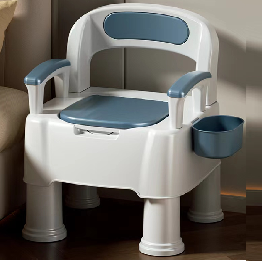 坐便椅座便器椅子老人坐便器成人家用移动马桶孕妇老年人室内便盆