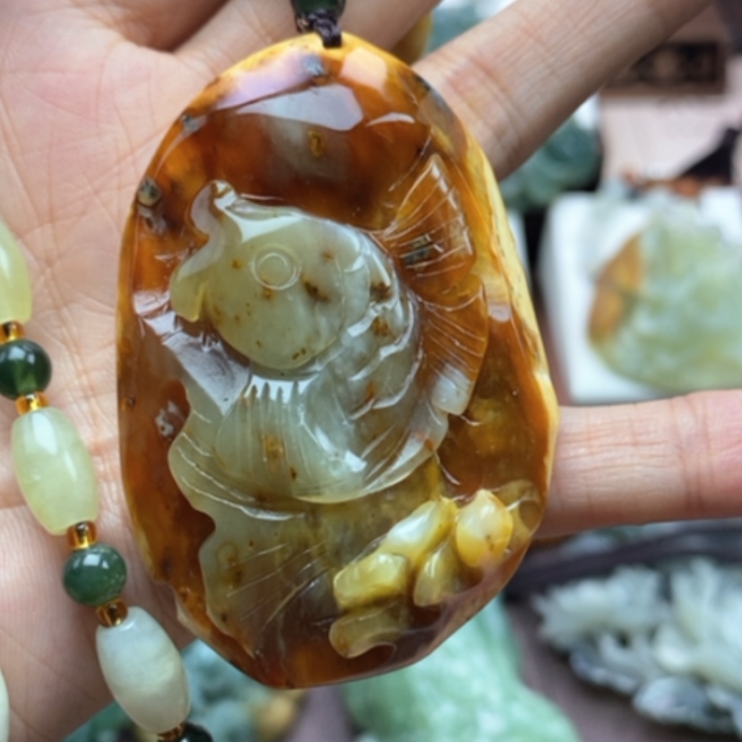 【闪购商品】岫玉挂件未镶嵌