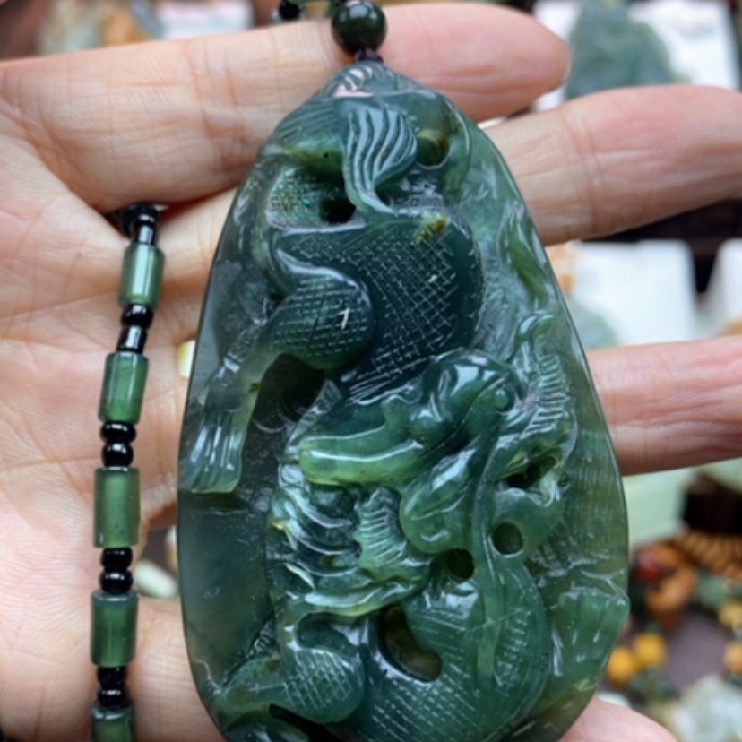 【闪购商品】岫玉挂件未镶嵌曦**年