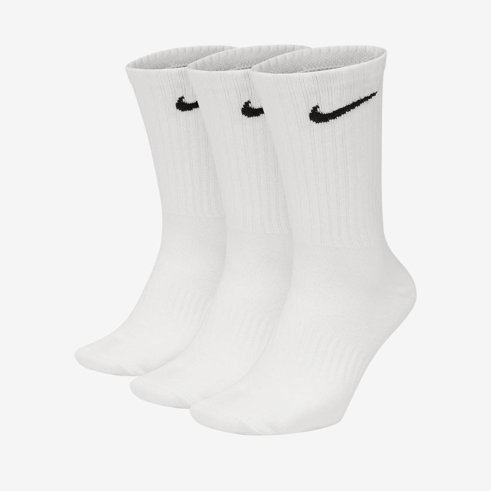 NIKE/耐克透气运动袜训练袜子男袜子休闲球袜女款长袜SX7676-100