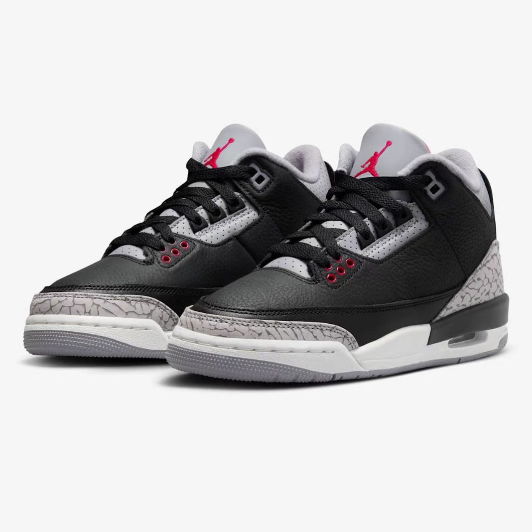 NIKE/耐克AJ3AJ3AJ3黑红休闲鞋黑水泥DM0967-010Samba男式体育大