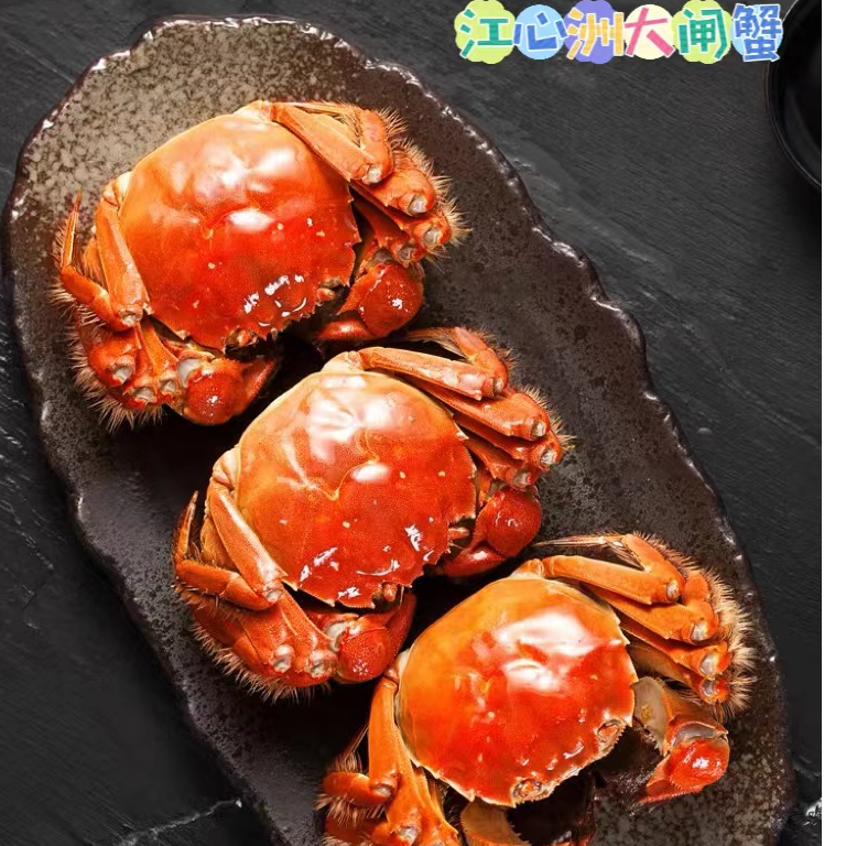 【活蟹】精品大闸蟹  公蟹(4.3两-4.6两)母蟹（3.8两—4.1两）6-10只装