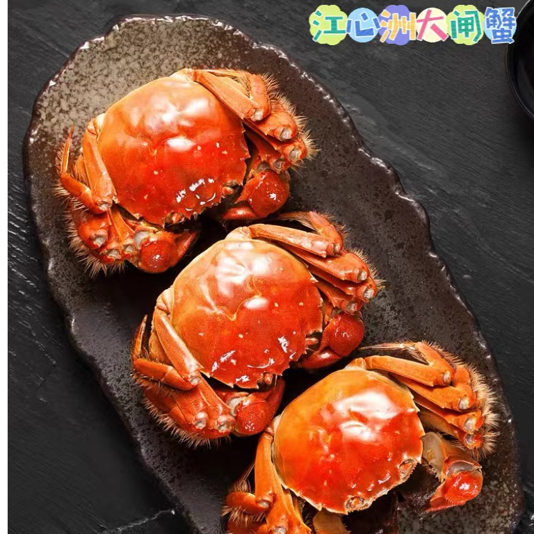 【活蟹】精品大闸蟹  公蟹（4.3两-4.6两）母蟹（3.3两—3.6两）6-10只装