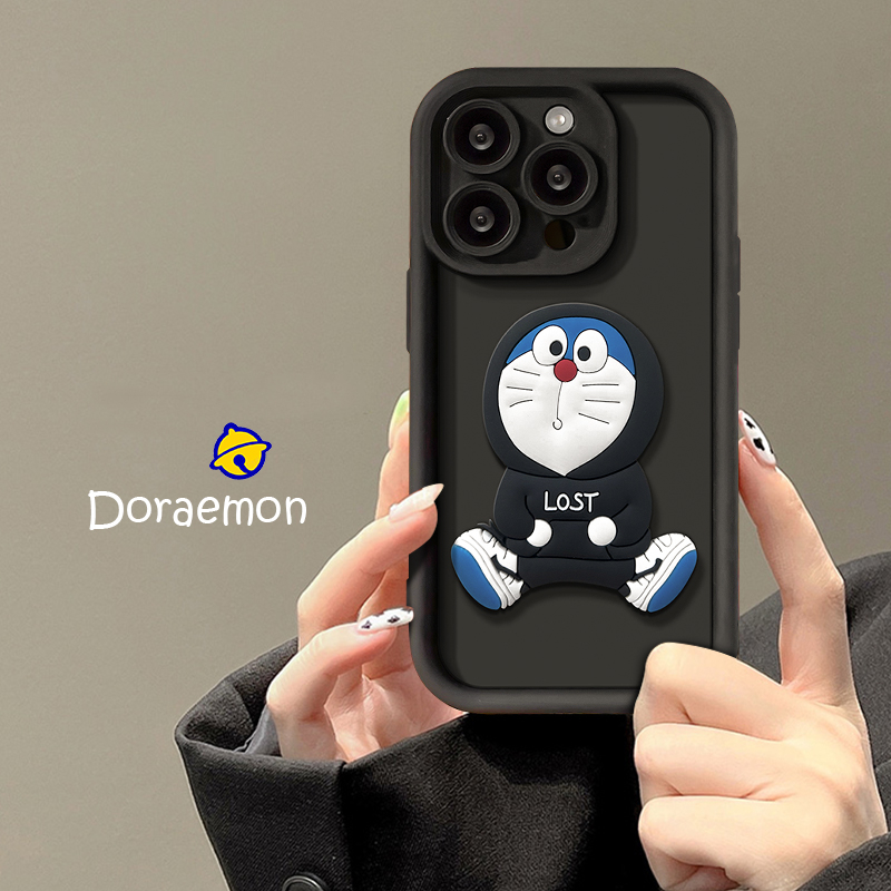 哆啦公仔苹果13华为/vivo/oppo/小米/天眼阶梯iPhone14pro手机壳
