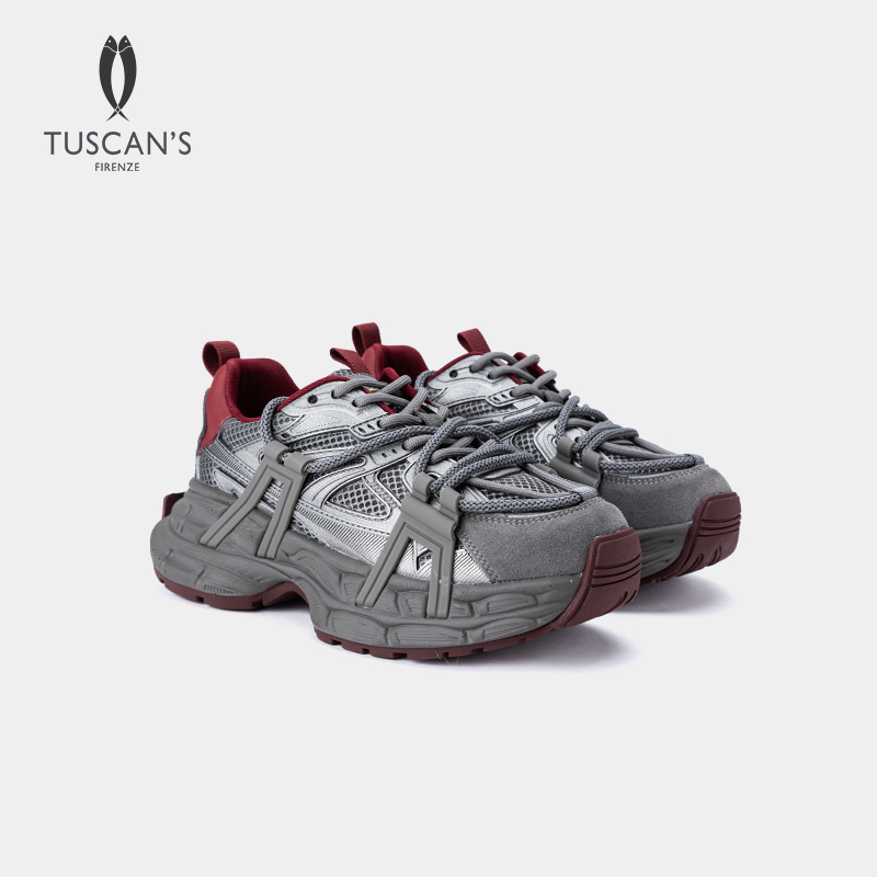 TUSCAN'S厚底老爹鞋女春季小个子增高休闲女生户外运动鞋时代集团