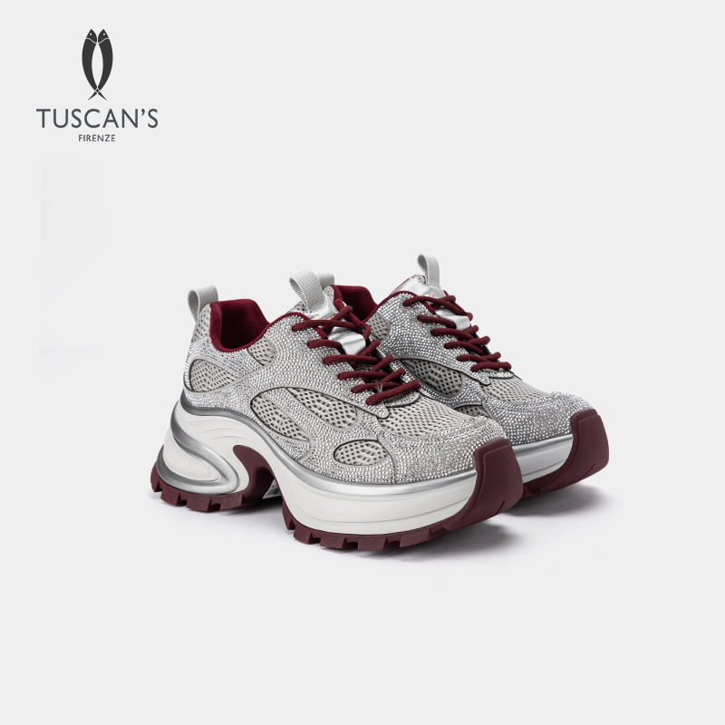 TUSCAN'S新款鞋子推荐时尚百搭女士增高老爹鞋轻奢鞋子时代集团