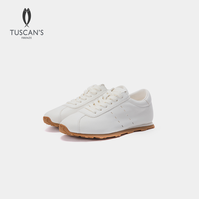 新款时尚百搭真皮经典德训鞋舒适透气休闲鞋TS时代双鱼