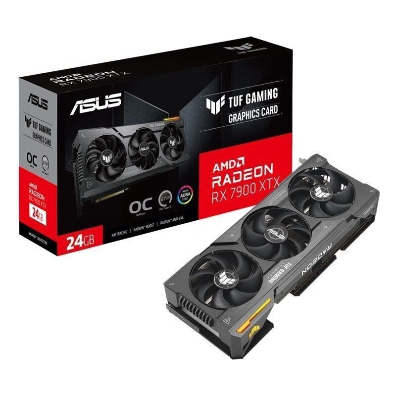 华硕撼讯AMD RX7900XTX 吃鸡游戏电竟大显存办公专业设计电脑显卡