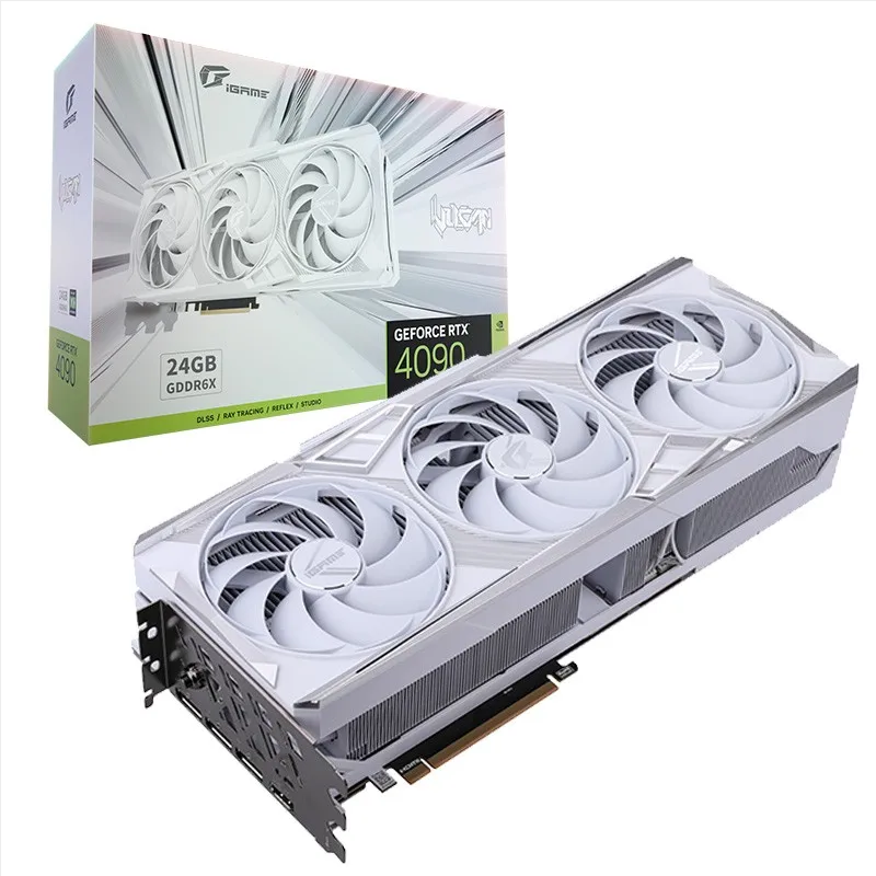 七彩虹RTX4090 Vulcan oc 24G 黑白火神 游戏电竞渲染建模AI 显卡