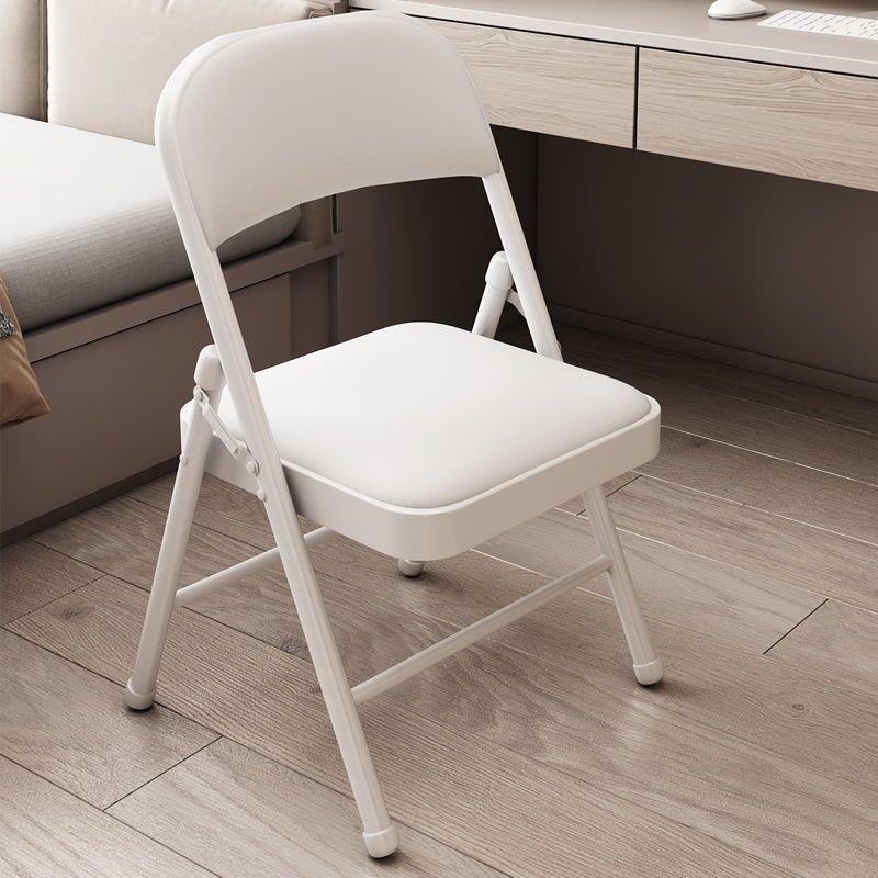 电脑椅会议培训椅化妆椅靠背椅折叠椅子家用简约餐椅网红拍照凳子