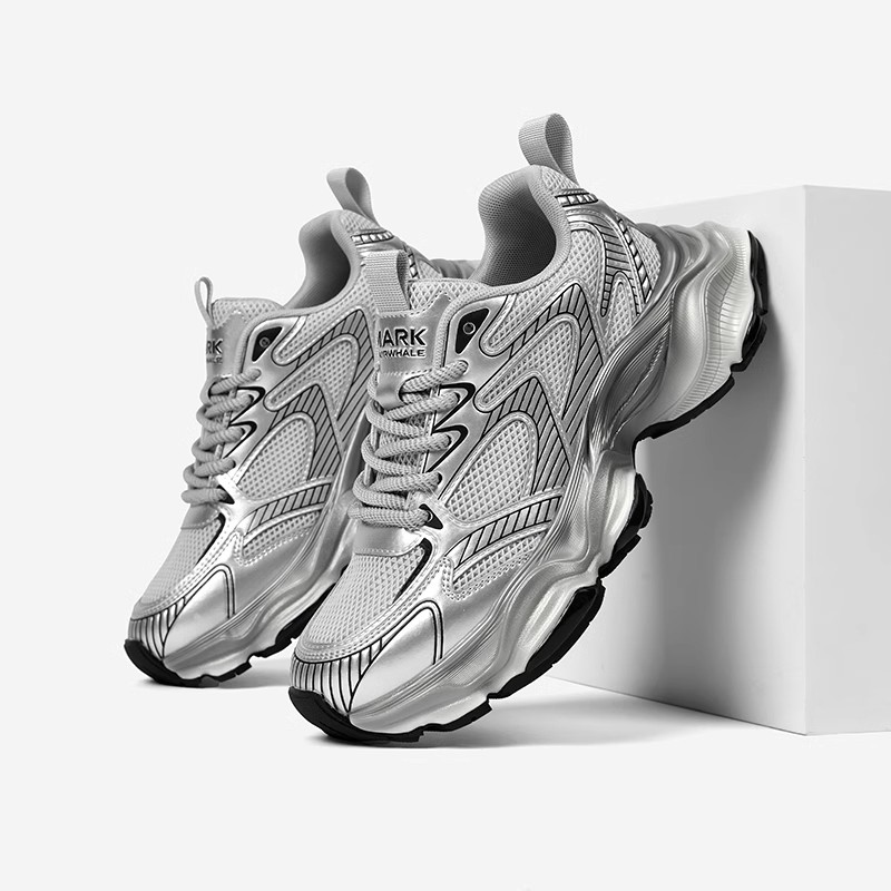 马克华菲鞋子男鞋夏季休闲鞋男2025新款软底透气运动鞋男士老爹鞋