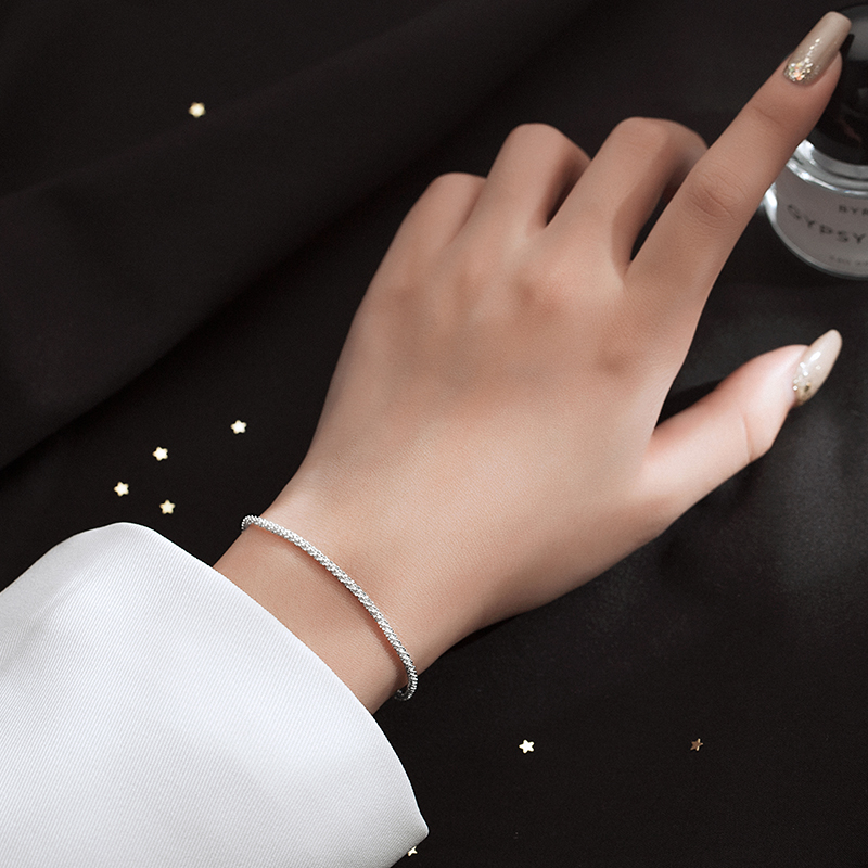 铜合金手链 金美澳蛇骨手链ins小众设计2025轻奢小众精致高级感