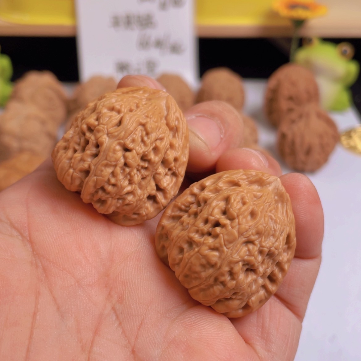【闪购商品】文玩核桃平底锅核雕