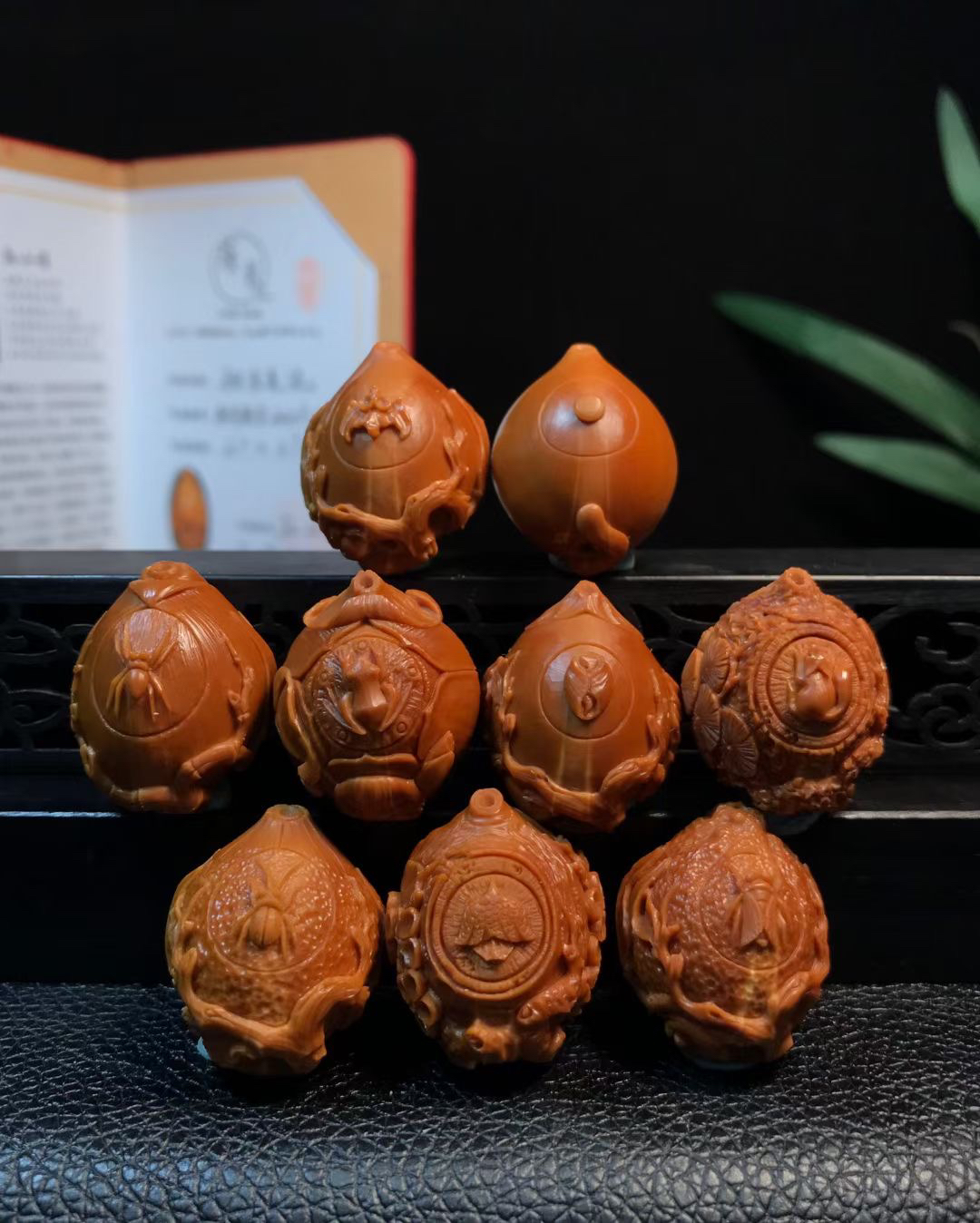 苏工核雕孙小娟【细水长流】美术馆收藏作品金奖代表作品核雕