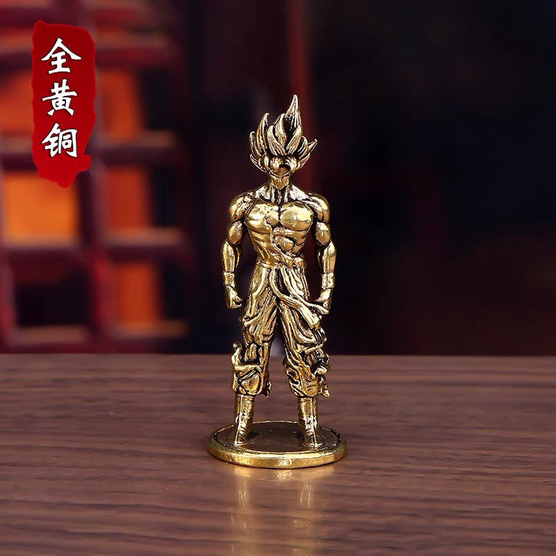 七龙珠卡卡罗特赛亚人孙悟空汽车小摆件鱼缸造景动漫周边模型