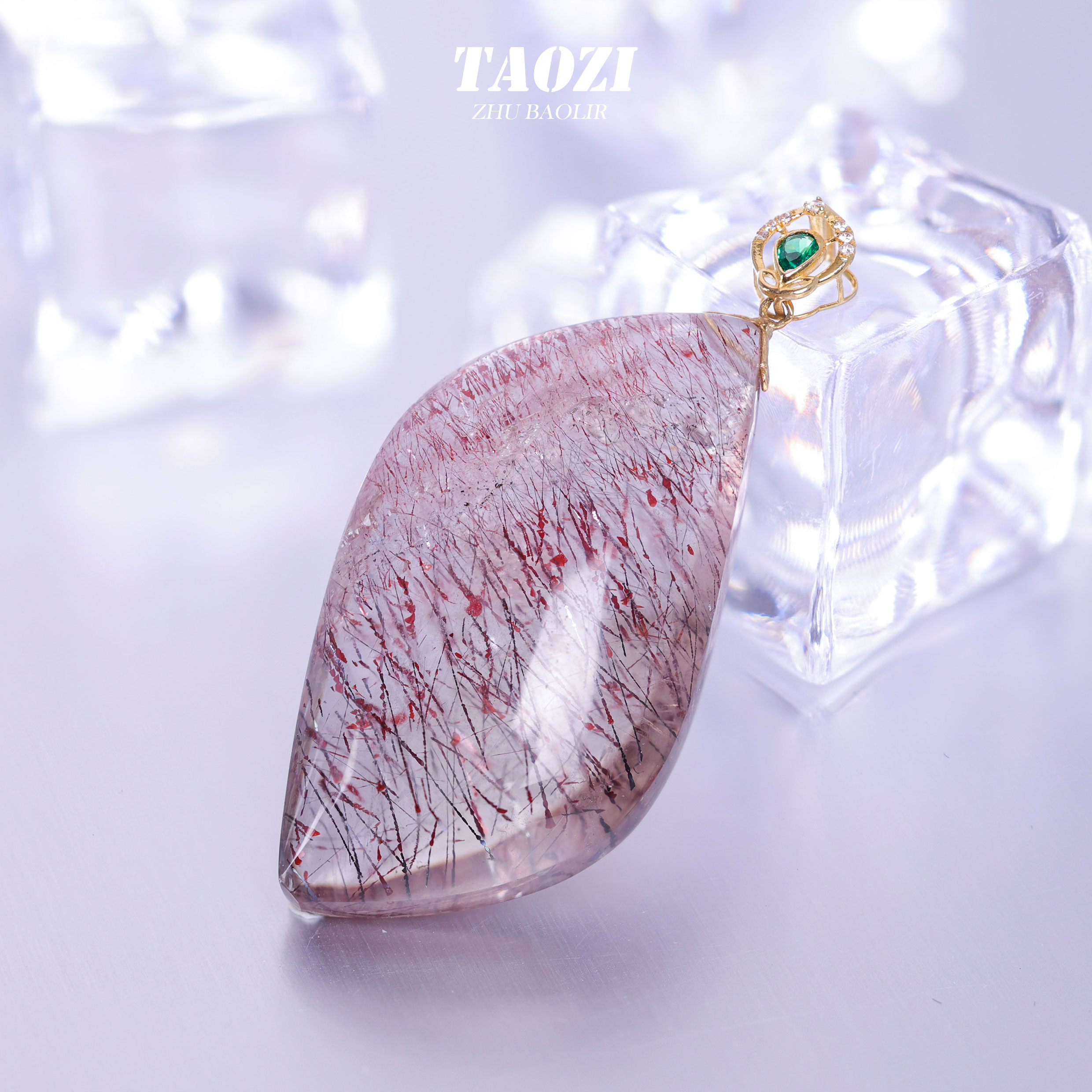 【桃总推荐】18k超七随形吊坠@@ZY30519041