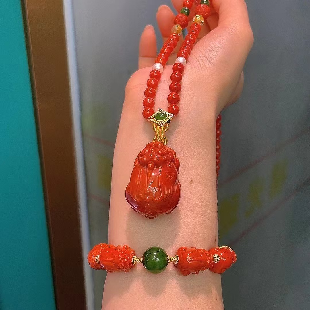 高定瓦西貔貅阵！！惊喜宠粉必蹲仅一场，桃家招牌南红貔貅