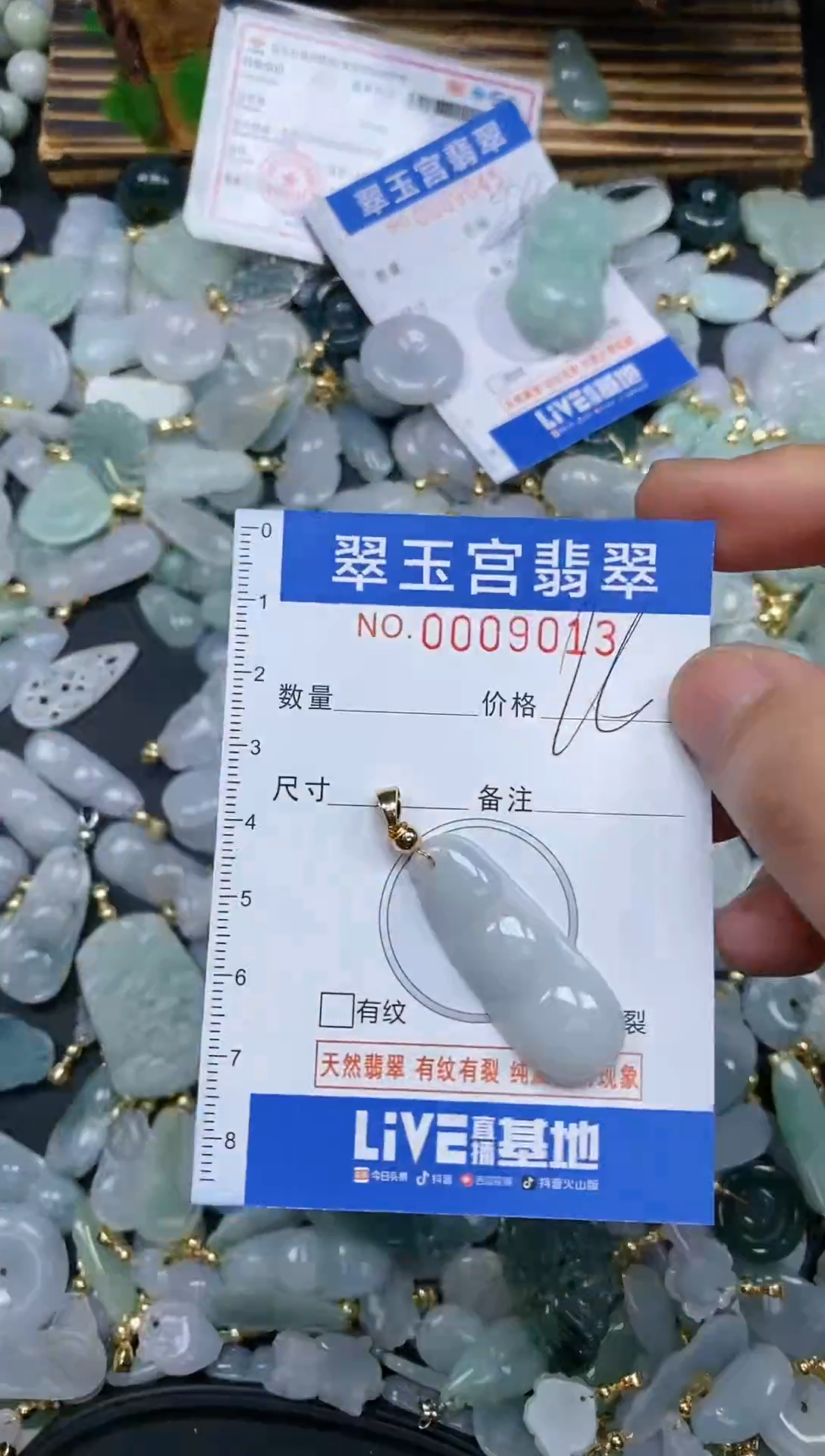 【闪购商品】翡翠颈饰未镶嵌0009013