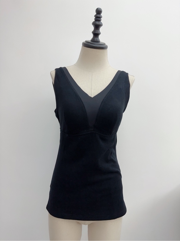 无痕美背暖背内搭时尚修身冬季无袖背心打底吊带