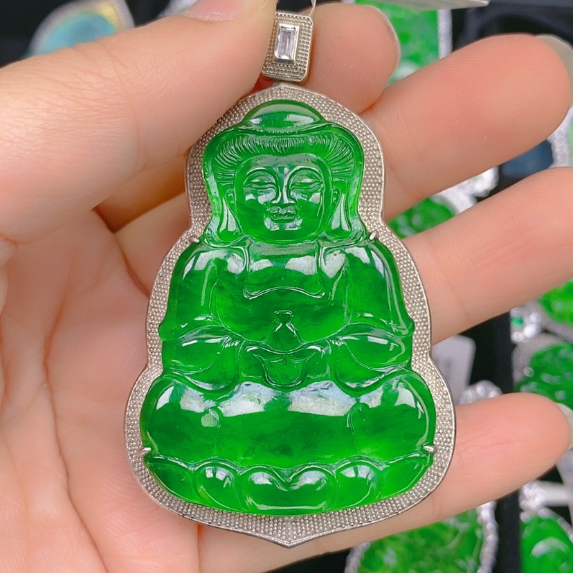 【闪购商品】翡翠颈饰银S925镶嵌